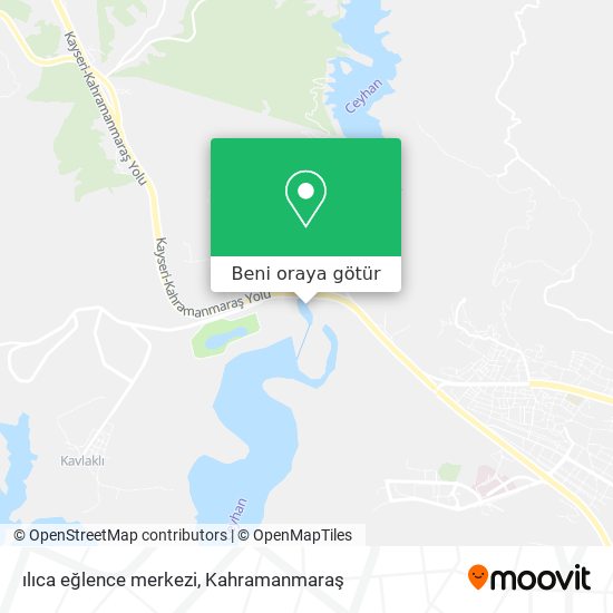 ılıca eğlence merkezi harita