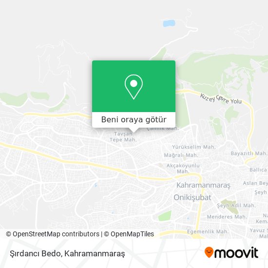 Şırdancı Bedo harita