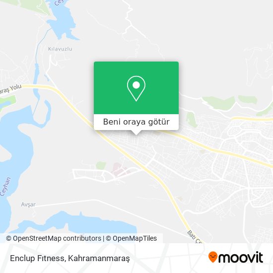 Enclup Fıtness harita