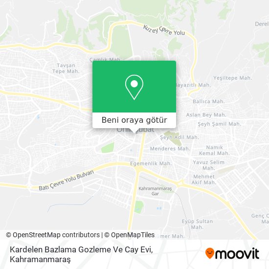 Kardelen Bazlama Gozleme Ve Cay Evi harita