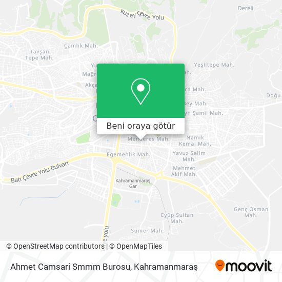 Ahmet Camsari Smmm Burosu harita