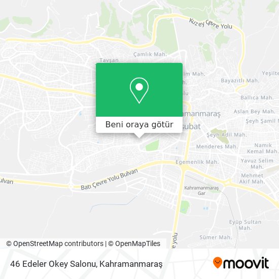 46 Edeler Okey Salonu harita