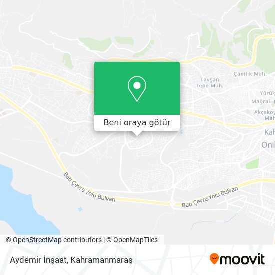 Aydemir İnşaat harita