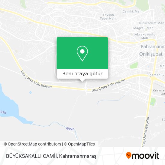 BÜYÜKSAKALLI CAMİİ harita