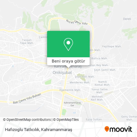 Hafızoglu Tatlıcılık harita