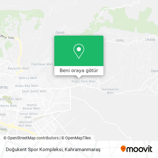 Doğukent Spor Kompleksi harita