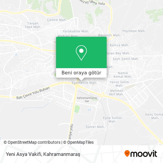 Yeni Asya Vakifi harita