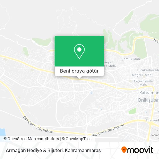 Armağan Hediye & Bijuteri harita
