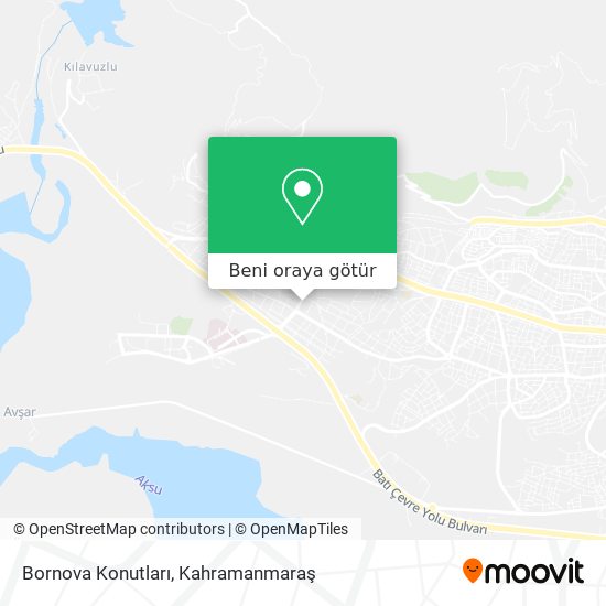 Bornova Konutları harita