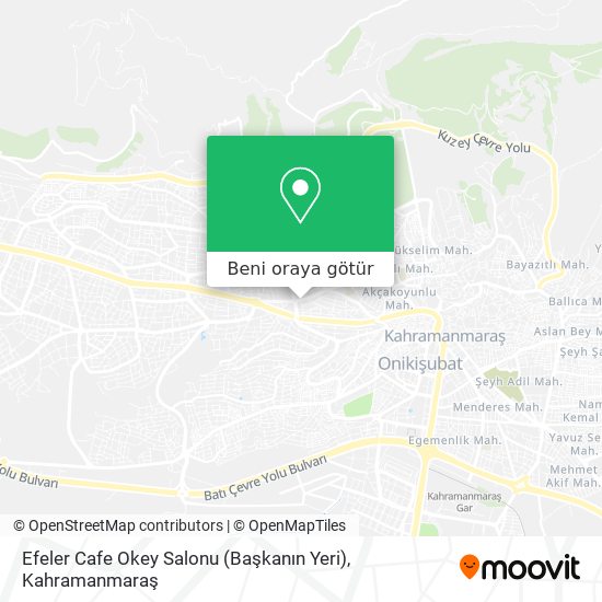 Efeler Cafe Okey Salonu (Başkanın Yeri) harita