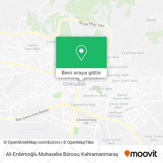 Ali Erdemoğlu Muhasebe Bürosu harita