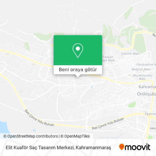 Elit Kuaför Saç Tasarım Merkezi harita