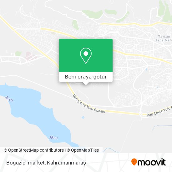 Boğaziçi market harita