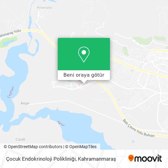 Çocuk Endokrinoloji Polikliniği harita