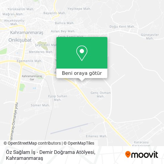Öz Sağlam İş - Demir Doğrama Atölyesi harita