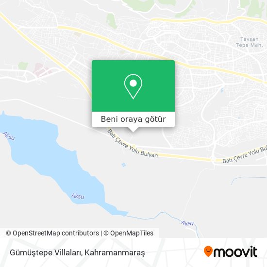Gümüştepe Villaları harita