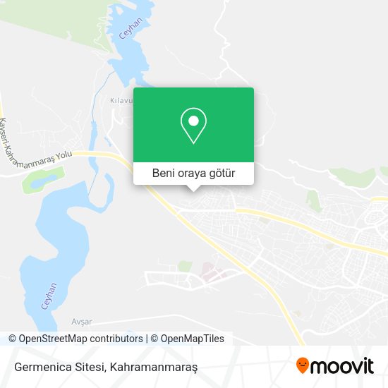 Germenica Sitesi harita