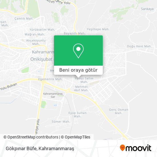 Gökpınar Büfe harita