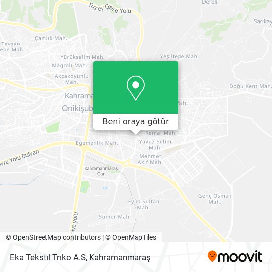 Eka Tekstıl Trıko A.S harita