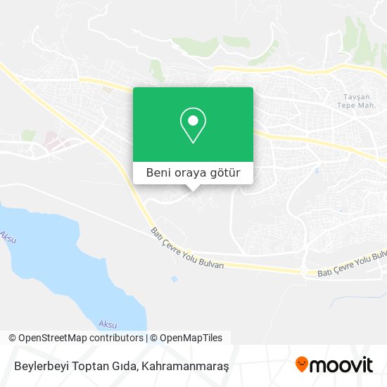 Beylerbeyi Toptan Gıda harita