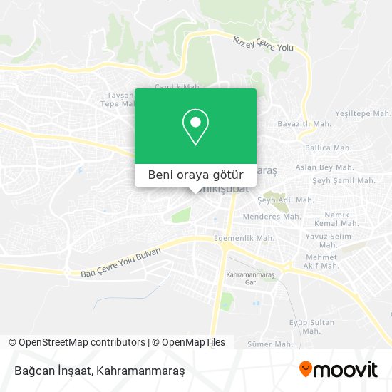 Bağcan İnşaat harita