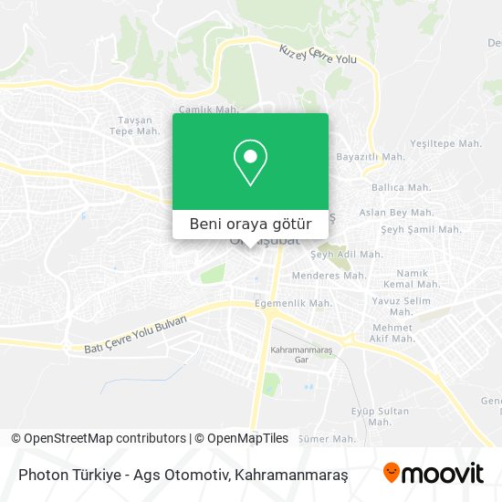 Photon Türkiye - Ags Otomotiv harita