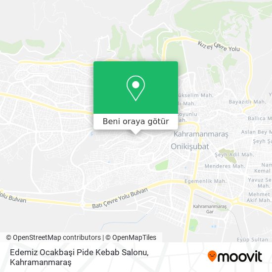 Edemiz Ocakbaşi Pide Kebab Salonu harita