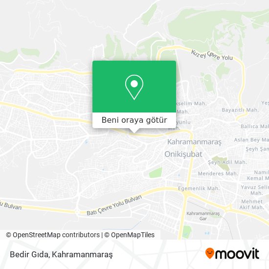 Bedir Gıda harita