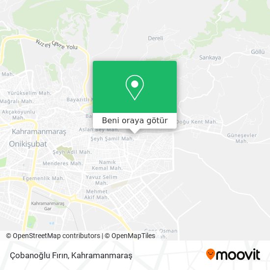 Çobanoğlu Fırın harita