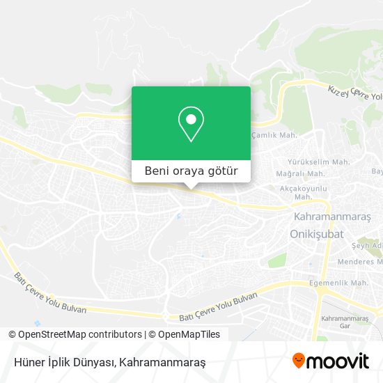 Hüner İplik Dünyası harita