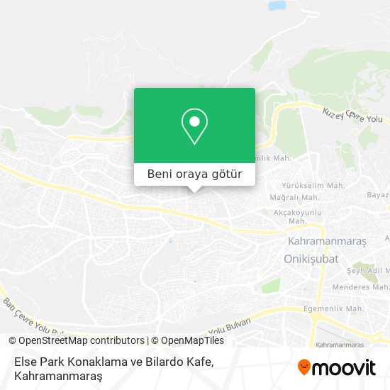 Else Park Konaklama ve Bilardo Kafe harita