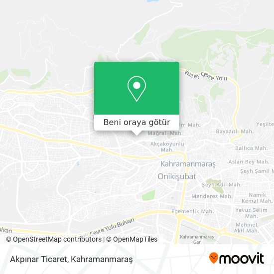 Akpınar Ticaret harita