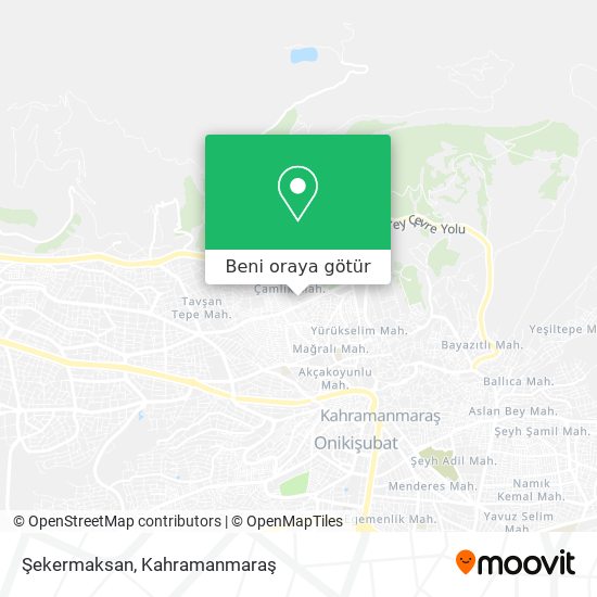 Şekermaksan harita