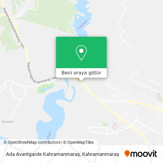 Ada Avantgarde Kahramanmaraş harita