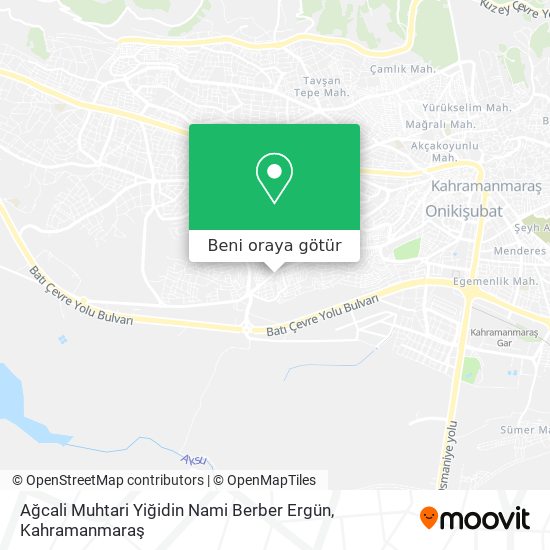 Ağcali Muhtari Yiğidin Nami Berber Ergün harita