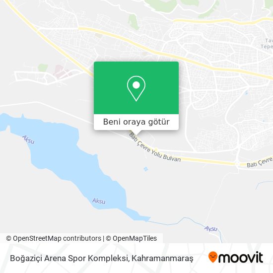 Boğaziçi Arena Spor Kompleksi harita