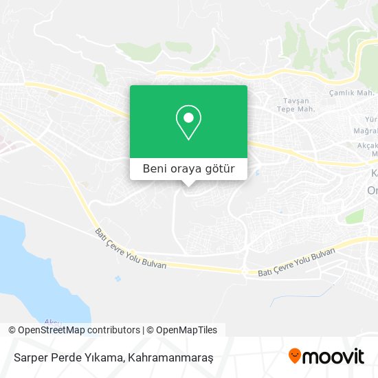 Sarper Perde Yıkama harita