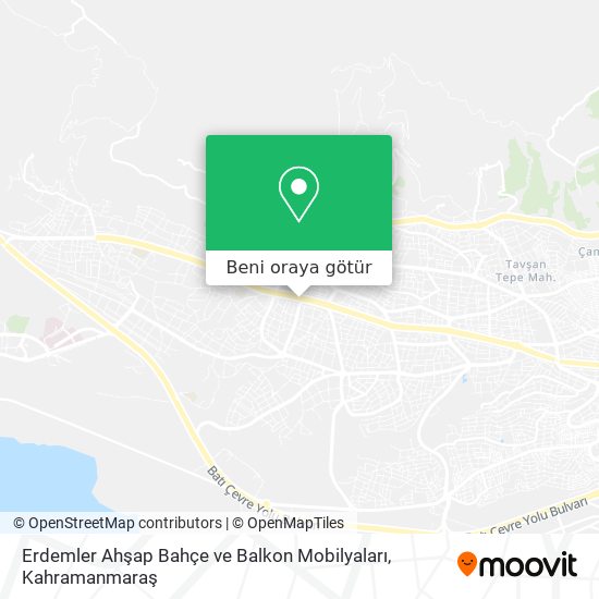 Erdemler Ahşap Bahçe ve Balkon Mobilyaları harita