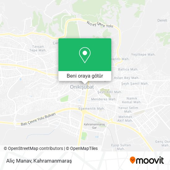 Aliç Manav harita