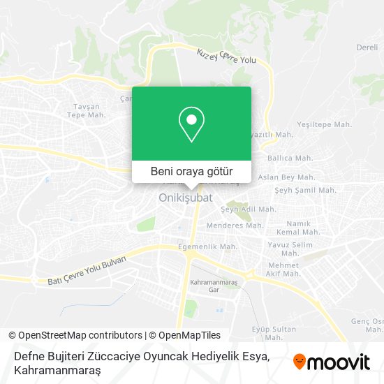 Defne Bujiteri Züccaciye Oyuncak Hediyelik Esya harita