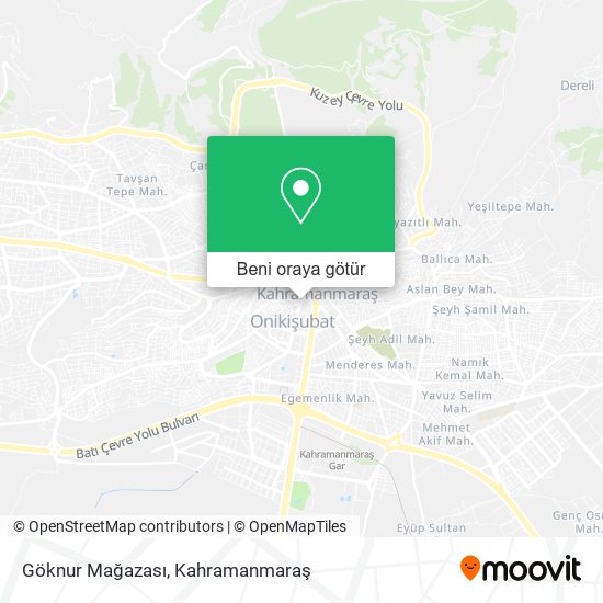Göknur Mağazası harita