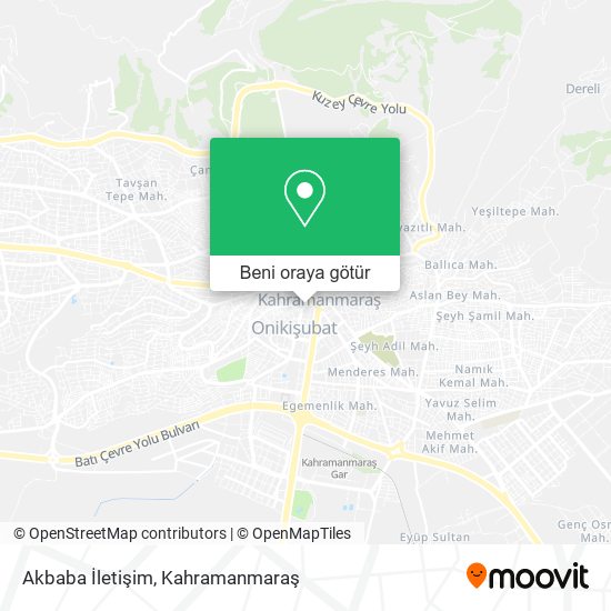 Akbaba İletişim harita