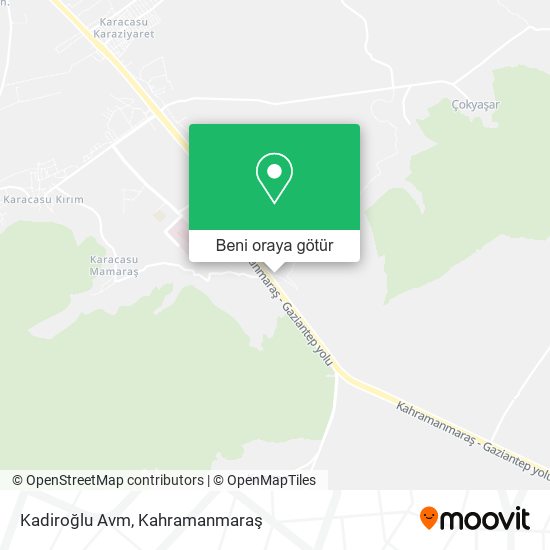 Kadiroğlu Avm harita