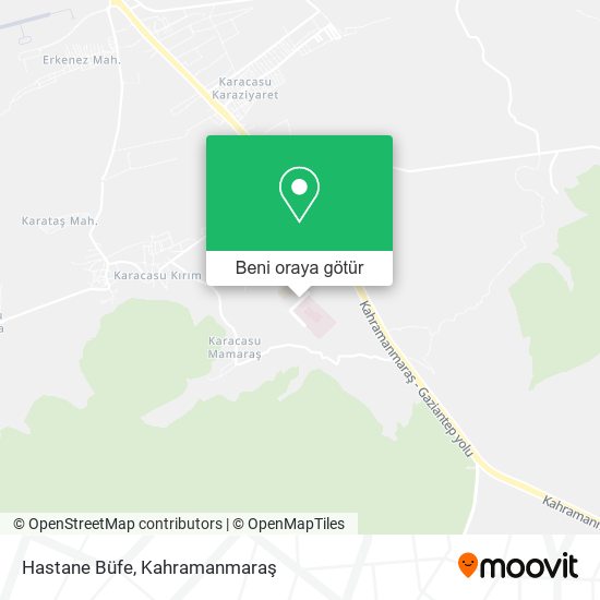 Hastane Büfe harita