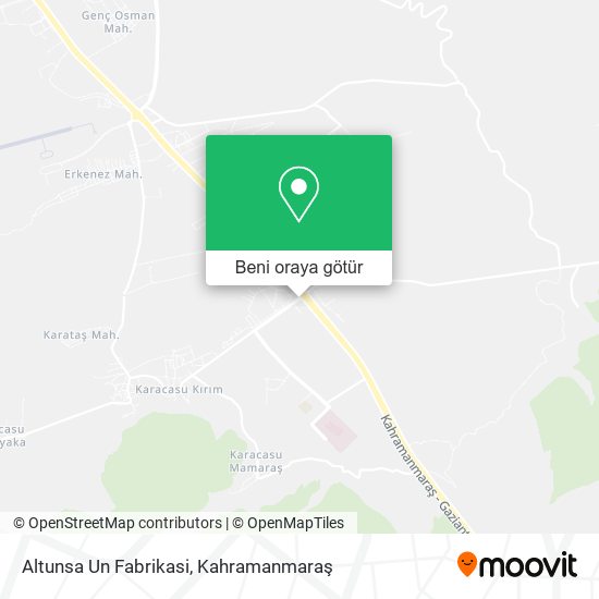Altunsa Un Fabrikasi harita