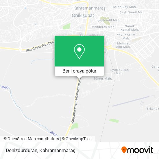 Denizdurduran harita