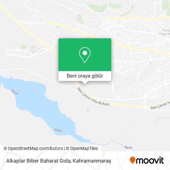 Alkaplar Biber Baharat Gıda harita