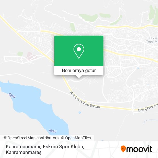 Kahramanmaraş Eskrim Spor Klübü harita