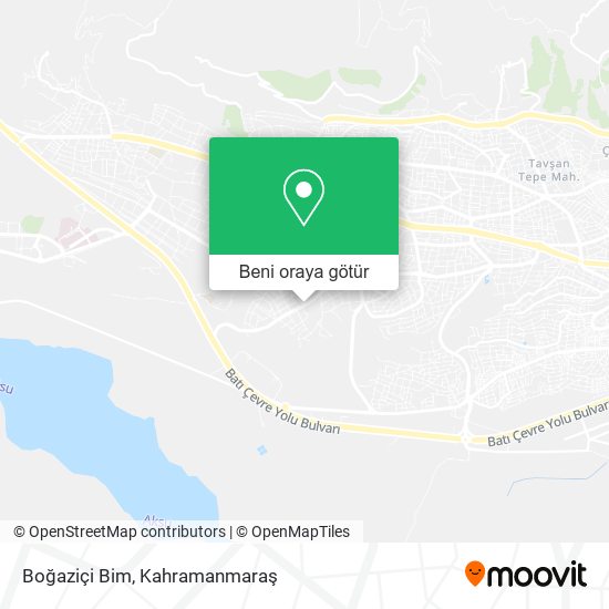 Boğaziçi Bim harita
