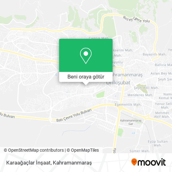 Karaağaçlar İnşaat harita